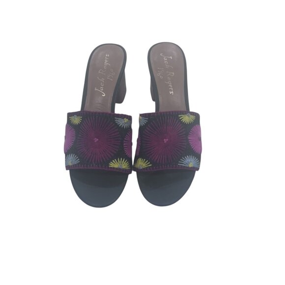 Jack Rogers Women's Floral Open Toed Shoes Size 9 - Picture 2 of 6